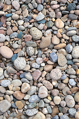 Image showing Sea Shore Stones Texture