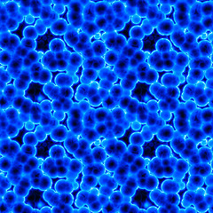 Image showing Blue Cells Virus Texture