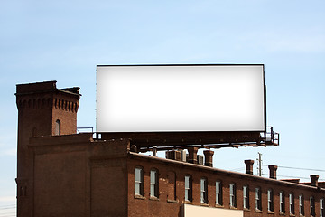 Image showing Blank Urban Billboard