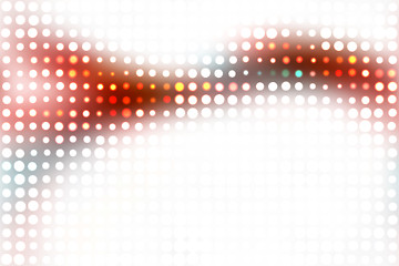 Image showing Colorful Glowing Dots Layout