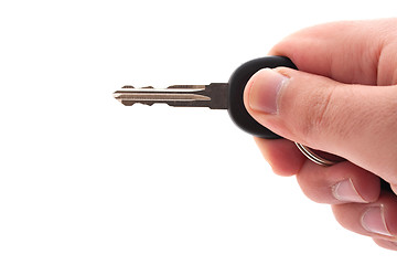 Image showing Hand Holding a Key