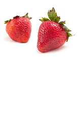 Image showing Freshly Ripe Strawberries