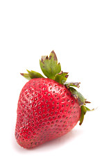 Image showing Single Red Strawberry