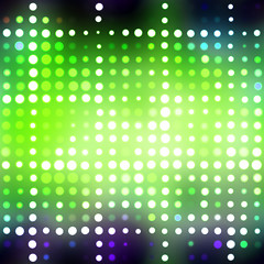 Image showing Glowing Green Dots