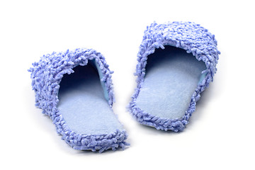 Image showing blue slippers