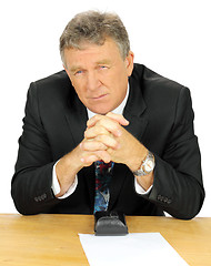 Image showing Contemplating Businessman