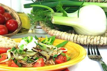 Image showing Fennel salad