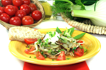 Image showing Fennel salad