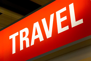 Image showing travel sign