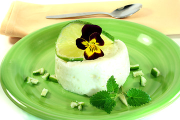 Image showing Lemon mousse