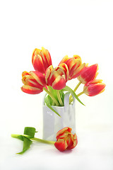 Image showing Bunch of tulips
