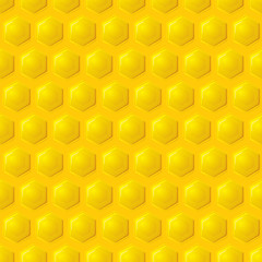 Image showing gold honeycomb background