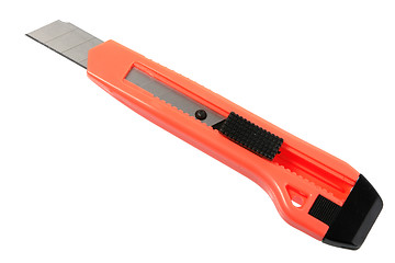 Image showing Orange paper knife