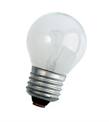 Image showing Single compact lighting lamp.
