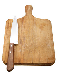 Image showing Knife and a cutting board.