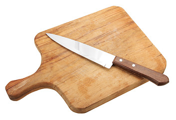 Image showing Knife and a cutting board.