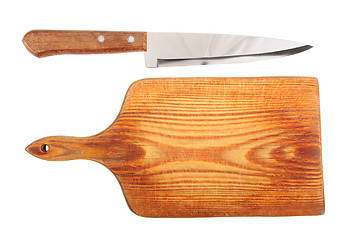 Image showing Knife and a cutting board.