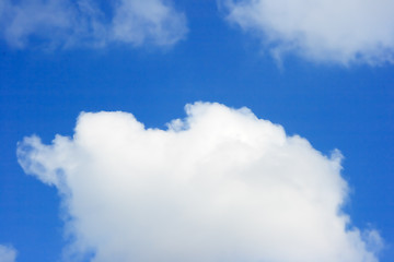 Image showing White clouds and blue sky