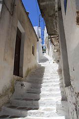 Image showing Mountain village street