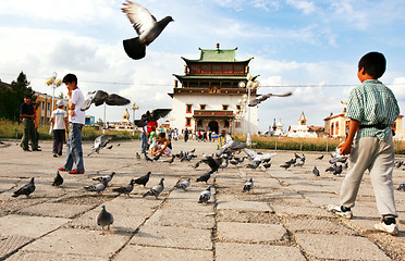 Image showing The Gandantegchinlen Khiid Monastery