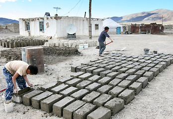 Image showing Construction of house