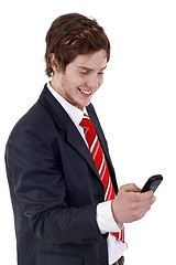 Image showing texting on phone