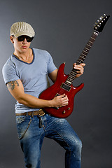 Image showing Guitar player