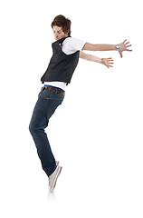 Image showing Young stylish  dancer