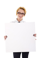 Image showing empty white board