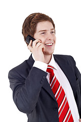 Image showing businessman on the phone