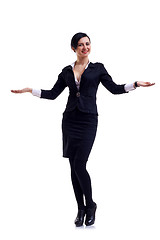 Image showing Friendly businesswoman