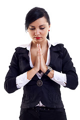 Image showing woman praying