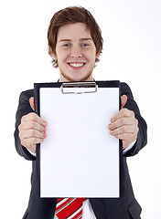 Image showing showing a clipboard