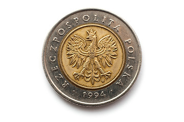 Image showing Polish coin