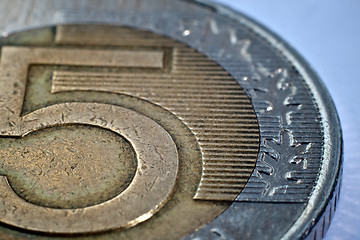 Image showing Close-up of a coin