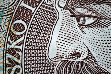 Image showing Close-up of a banknote