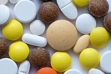 Image showing Stack of pills