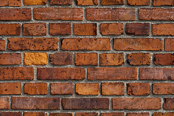 Image showing Red brick wall