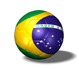 Image showing Brazil Soccer Ball