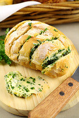 Image showing Herb And Garlic Roll