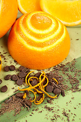 Image showing Orange And Chocolate