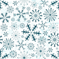 Image showing Christmas seamless pattern 