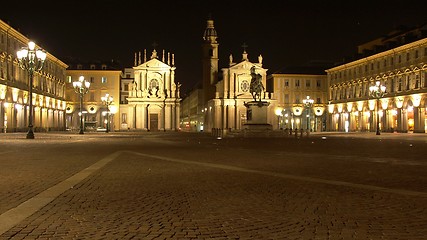 Image showing Piazza San Carlo, Turin