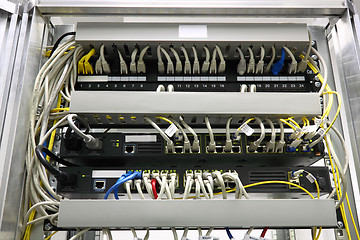 Image showing connected switches in technology room