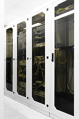 Image showing Racks with network equipment