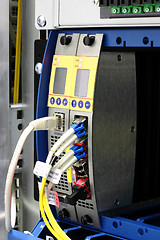 Image showing fiber optic wdm multiplexer with lc connector