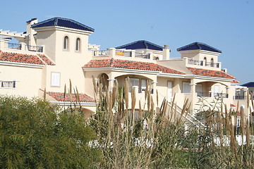 Image showing Buildings lined up