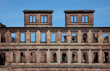 Image showing Palace Ruins at Heidelberg