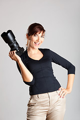 Image showing Female Photographer