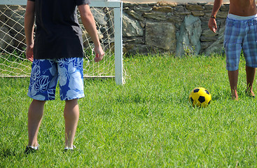 Image showing Street Amateur Soccer